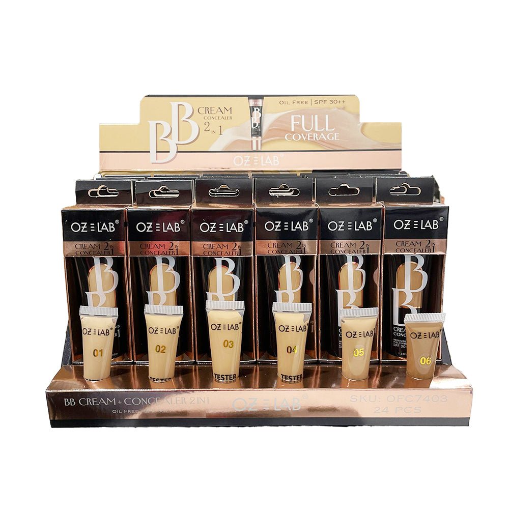 OZE LAB - BB Cream Concealer 2 IN 1 Full Coverage - TRUECOLOR WHOLESALE