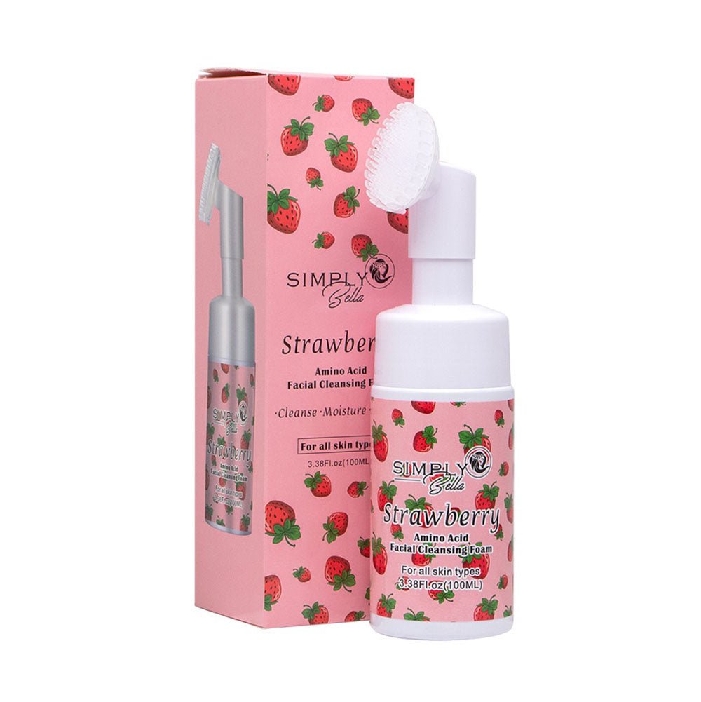 Simply Bella - Strawberry Amino Acid Cleansing Foam - TRUECOLOR WHOLESALE