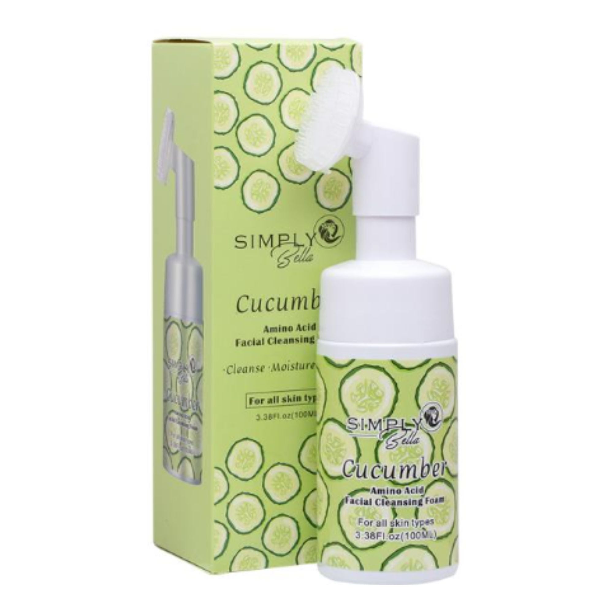 Simply Bella - Cucumber Amino Acid Cleansing Foam - TRUECOLOR WHOLESALE