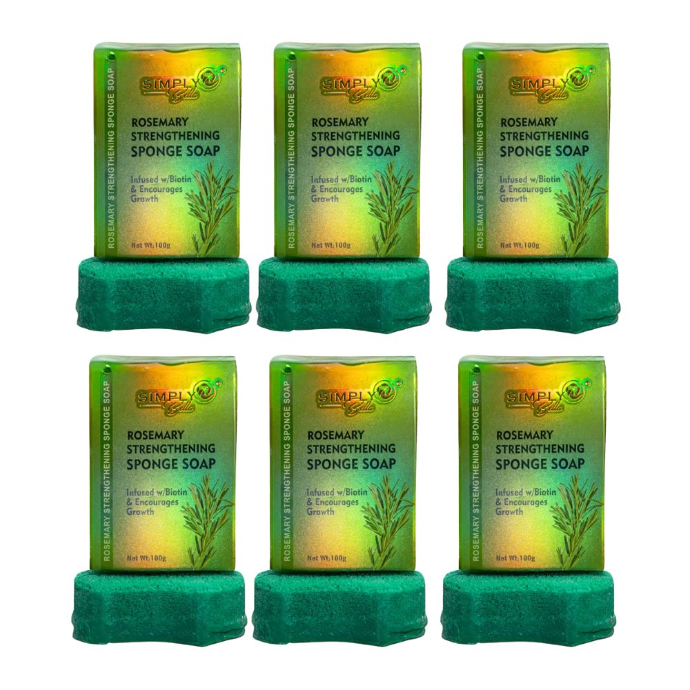 Simply Bella - Rosemary Strengthening Sponge Soap (Jabon) W - G - 04 - TRUECOLOR WHOLESALE