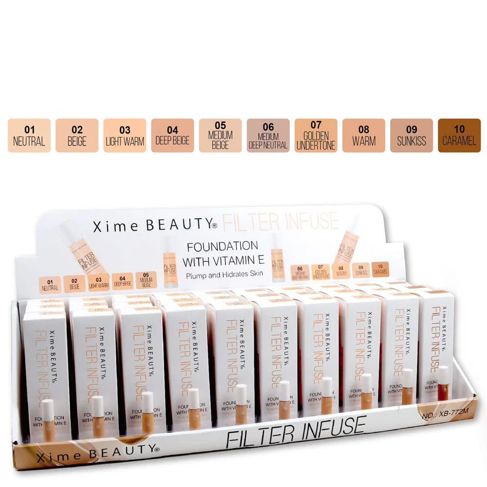 Xime Beauty - Filter Infuse Foundation With Vitamin E - TRUECOLOR WHOLESALE