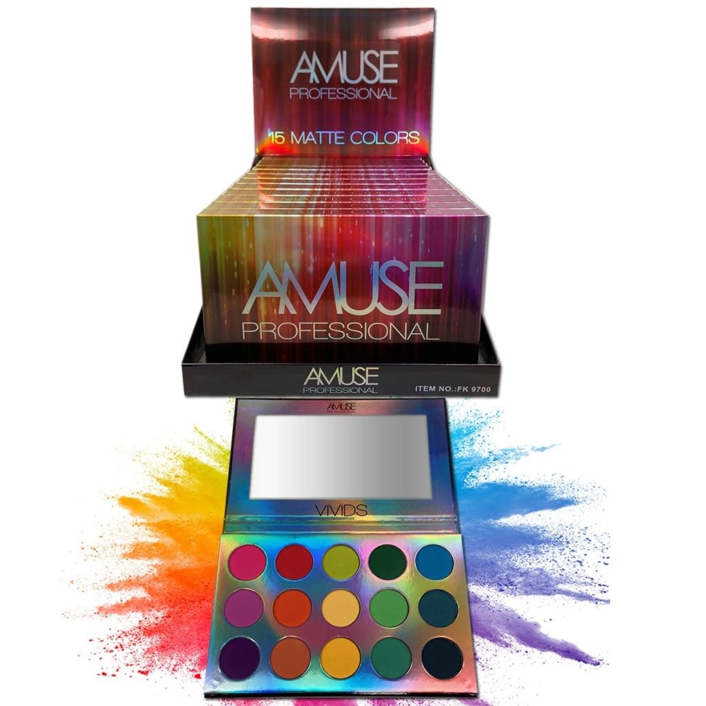 Amuse - Matte Vivids 15 Circle Palette - TRUECOLOR WHOLESALE