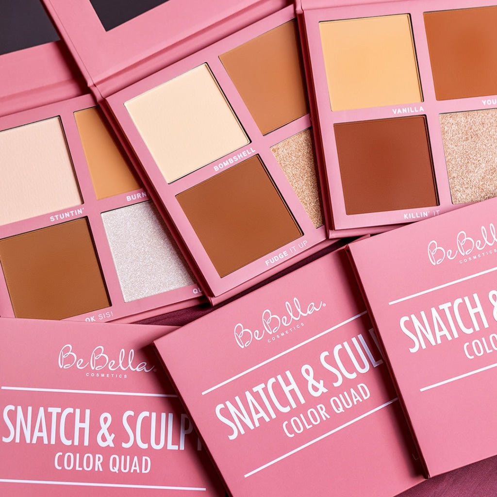 Bebella - Snatch & Sculp Contour Quad Palette - Medium - TRUECOLOR WHOLESALE
