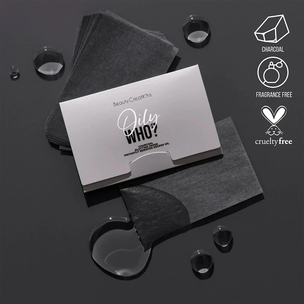 Beauty Creation - Oily Who? Charcoal Blotting Paper - TRUECOLOR WHOLESALE