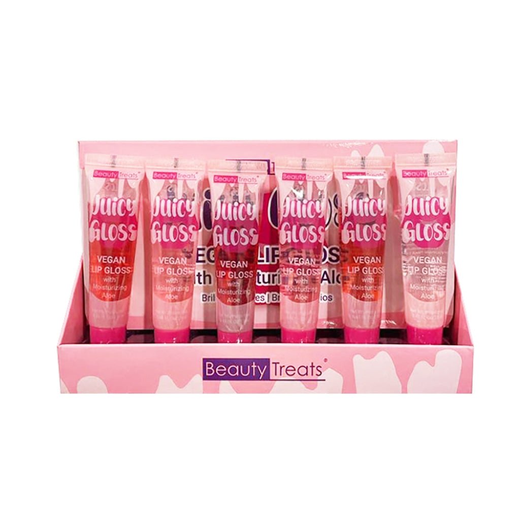 Beauty Treats - Juicy Gloss Vegan Lip Gloss - TRUECOLOR WHOLESALE