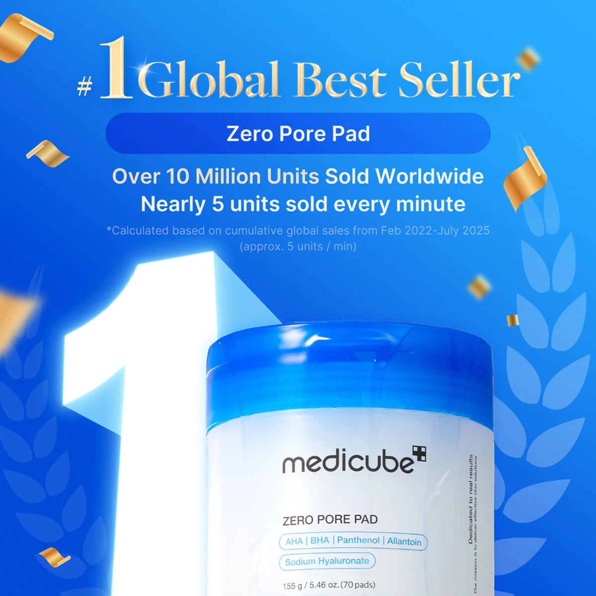 Medicube Zero Pore Pad (155 g} / 5.46 oz., 70 Pads) | 3pcs