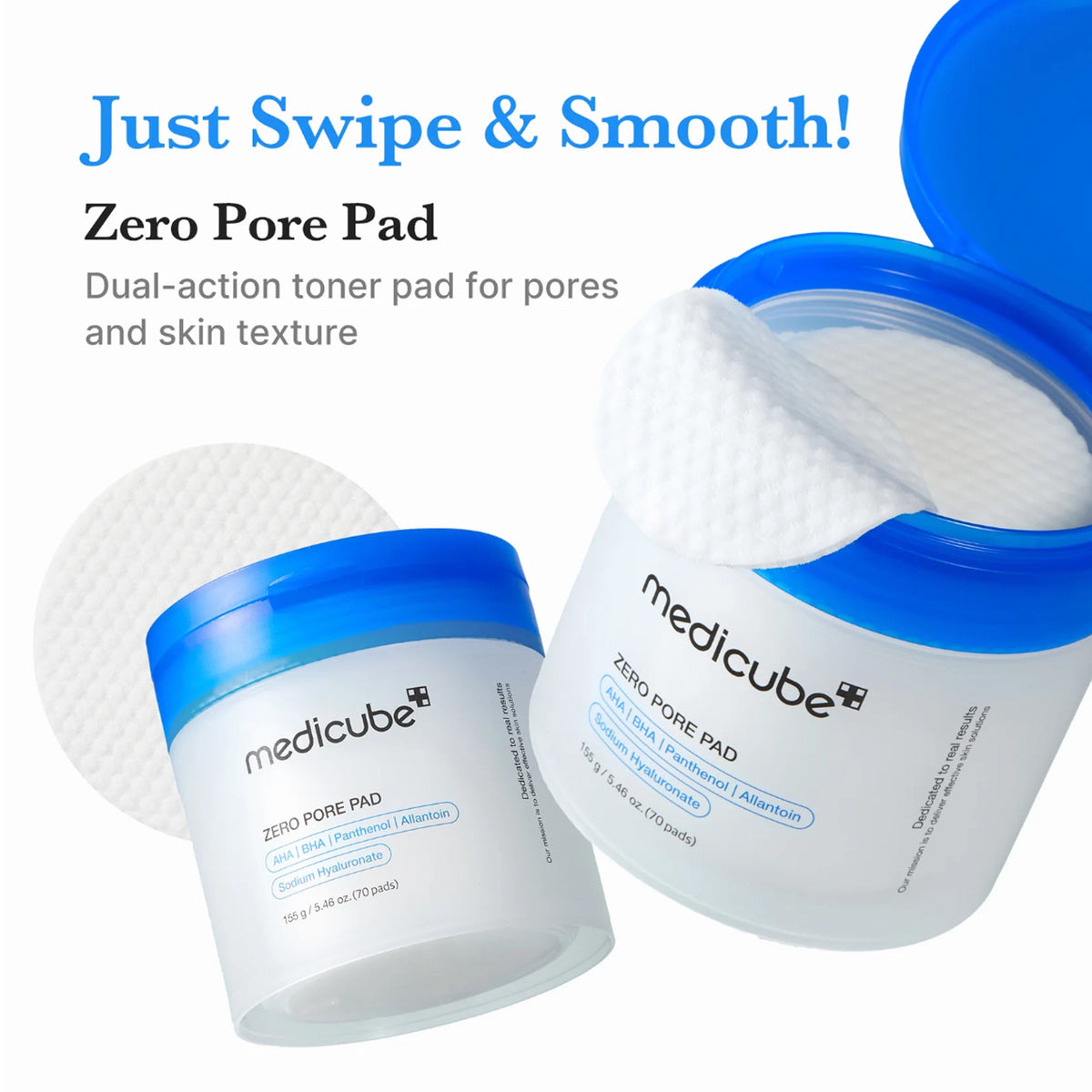 Medicube Zero Pore Pad (155 g} / 5.46 oz., 70 Pads) | 3pcs