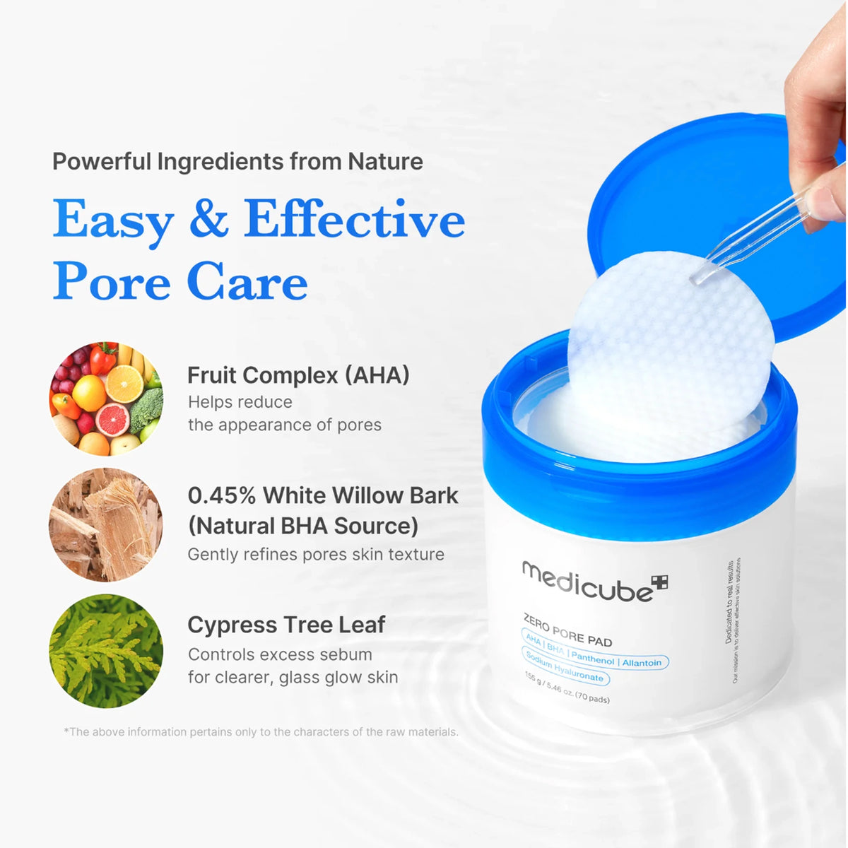Medicube Zero Pore Pad (155 g} / 5.46 oz., 70 Pads) | 3pcs