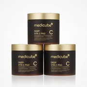 Medicube Deep Vita C Pad (3pcs) | Brightening, Dark Spot Correcting & Exfoliating Vitamin Water Facial Toner Pads