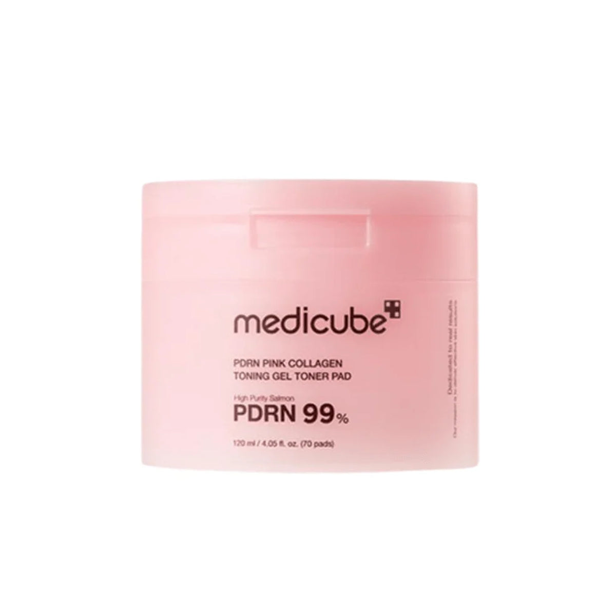 Medicube PDRN Pink Collagen Toning Gel Toner Pad (120 ml / 4.05 fl. oz.}, 70 Pads (3pcs)