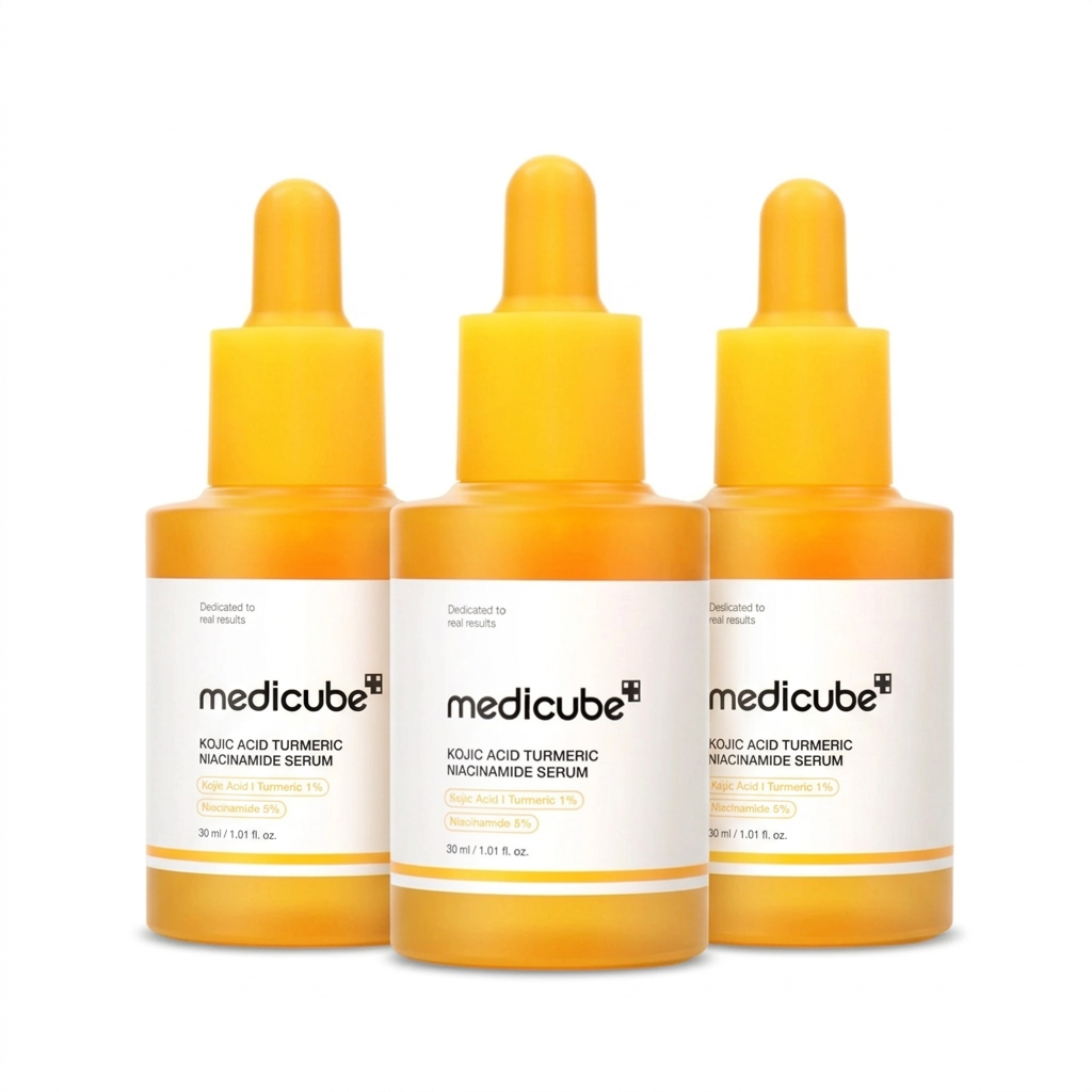 Medicube Kojic Acid Turmeric Niacinamide Serum (30ml) | Dark Spot Correcting & Brightening Facial Serum