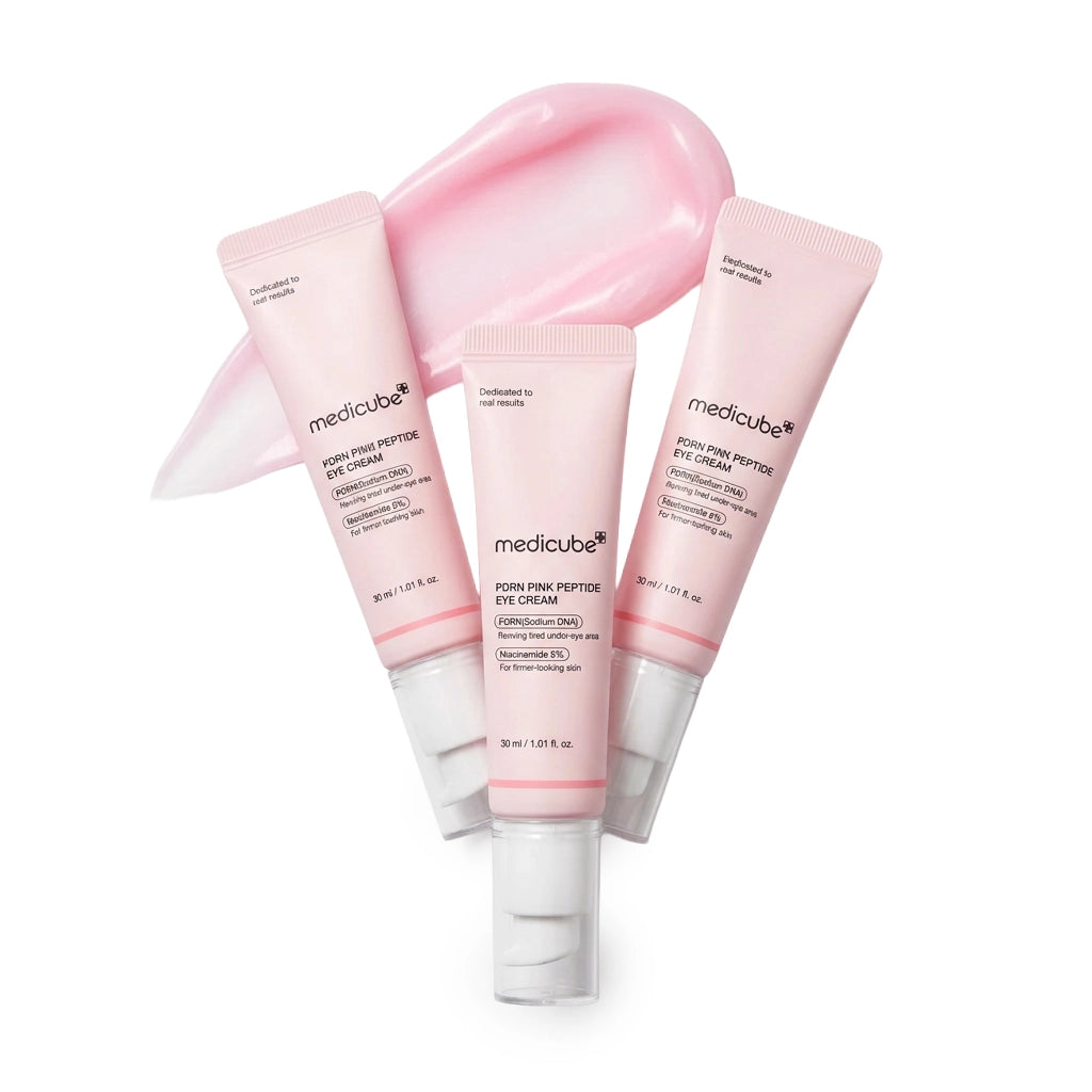 Medicube PDRN Pink Peptide Eye Cream 30ml (3pcs) | Firming, Brightening & Anti-Wrinkle Eye Treatment