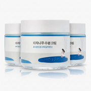 Round Lab Renewal Birch Juice Moisturizing Cream (80ml) | 3pcs | Deep Hydration & Soothing Daily Gel-Cream Moisturizer with Hyaluronic Acid
