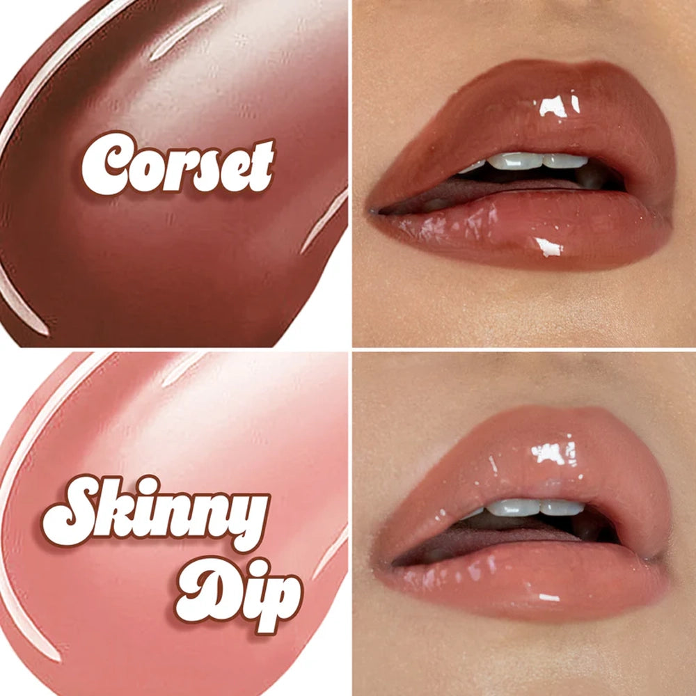 Italia Deluxe Thirsty Lip Glaze – High-Shine, Moisturizing Lip Gloss