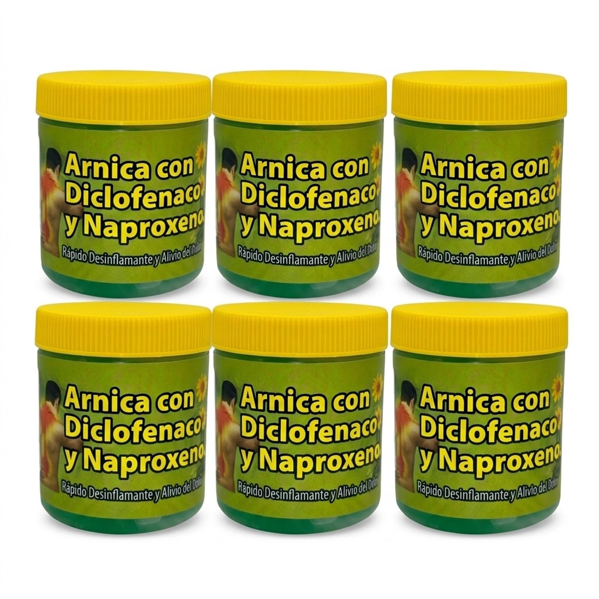Arnica 3-in-1 Pain Relief Gel with Diclofenac and Naproxen 250g | Fast Anti-Inflammatory & Muscle Relief