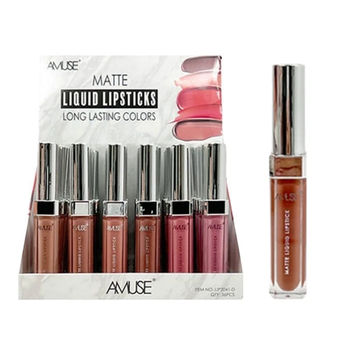 Amuse - Matte Liquid Lipstick Set – Long Lasting Pigmented Liquid Lipsticks