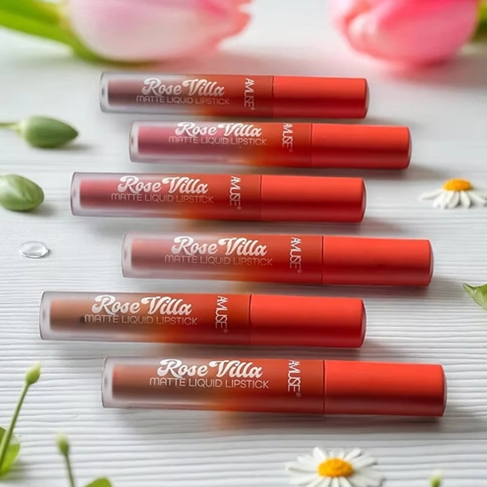 Amuse - Rose Villa Matte Liquid Lipstick