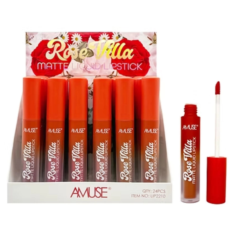 Amuse - Rose Villa Matte Liquid Lipstick
