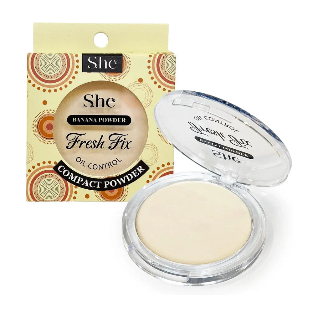 S.HE - Fresh Fix Compact Powder (Banana)