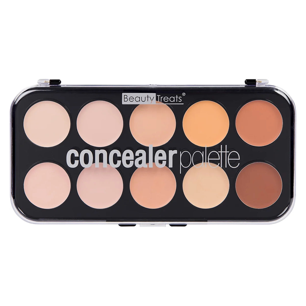 Beauty Treats 10 Cream Concealer Palette – Multi-Shade Face Contour & Correcting Set