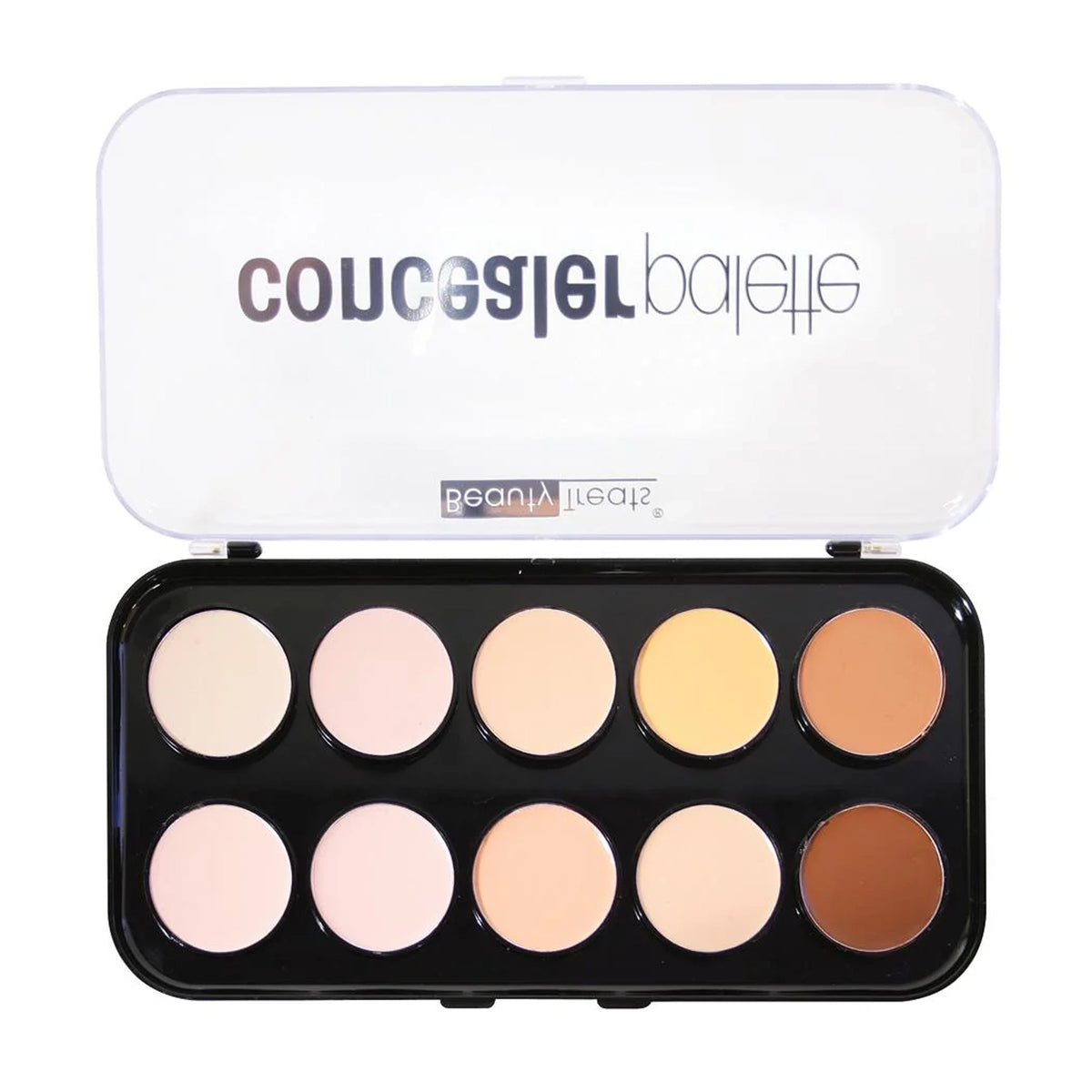 Beauty Treats 10 Cream Concealer Palette – Multi-Shade Face Contour & Correcting Set