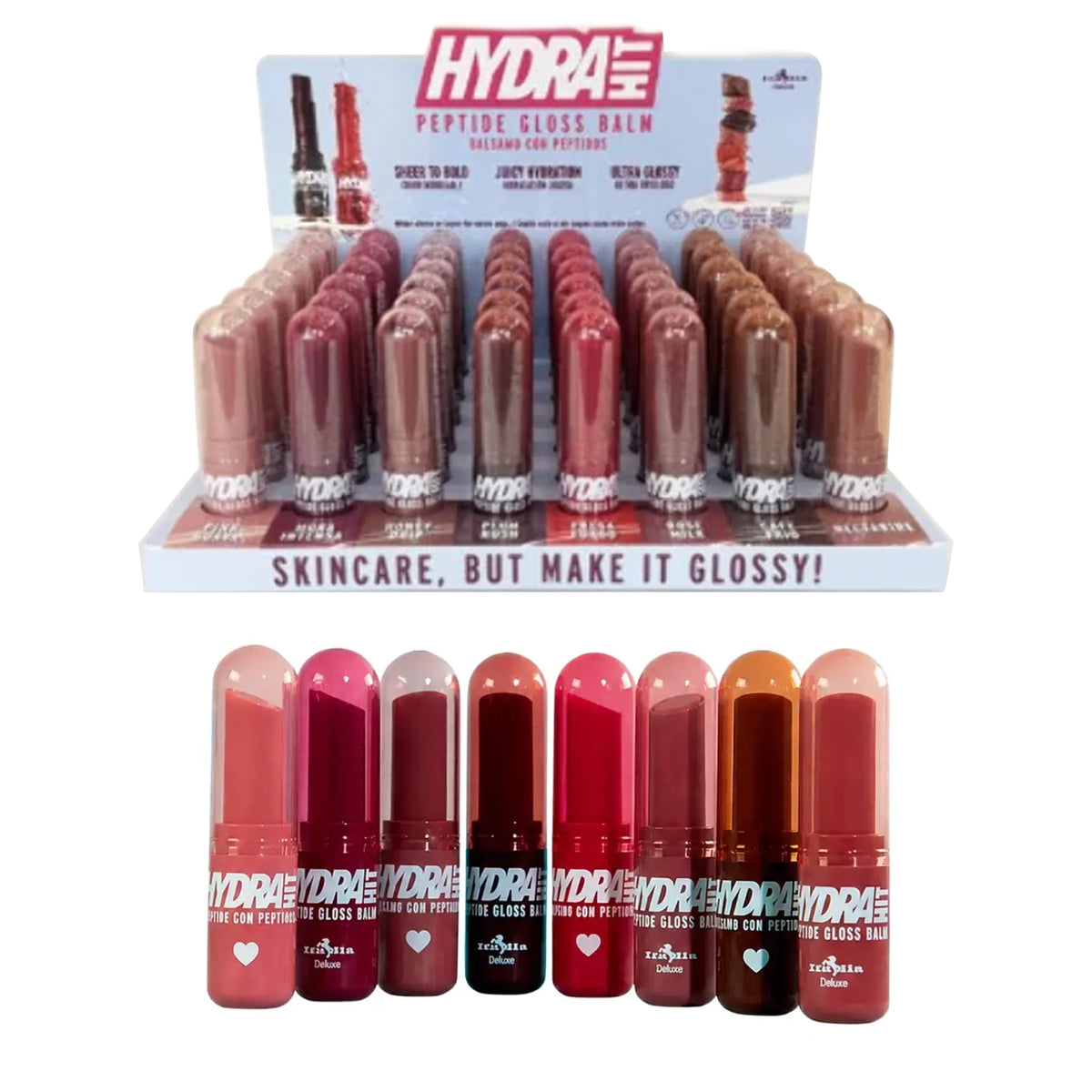 Italia Deluxe - HYDRAHIT Peptide Gloss Balm: The Ultimate Juicy Lip Obsession