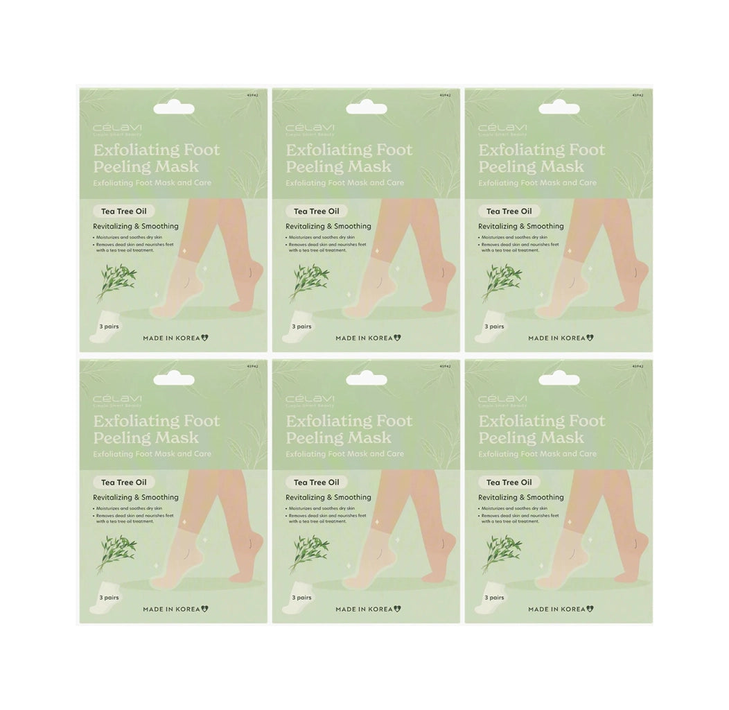 Celavi - Exfoliating Foot Peeling Mask Tea Tree