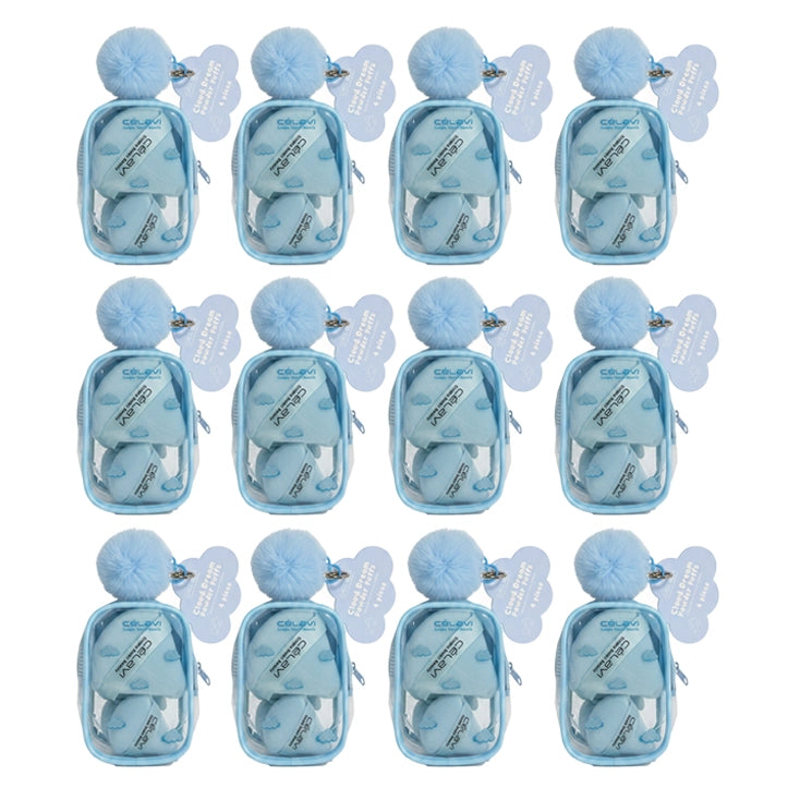 Celavi - Cloud Dream Powder Puffs Set (4-Piece) – Soft Cosmetic Makeup Sponges in Travel Case