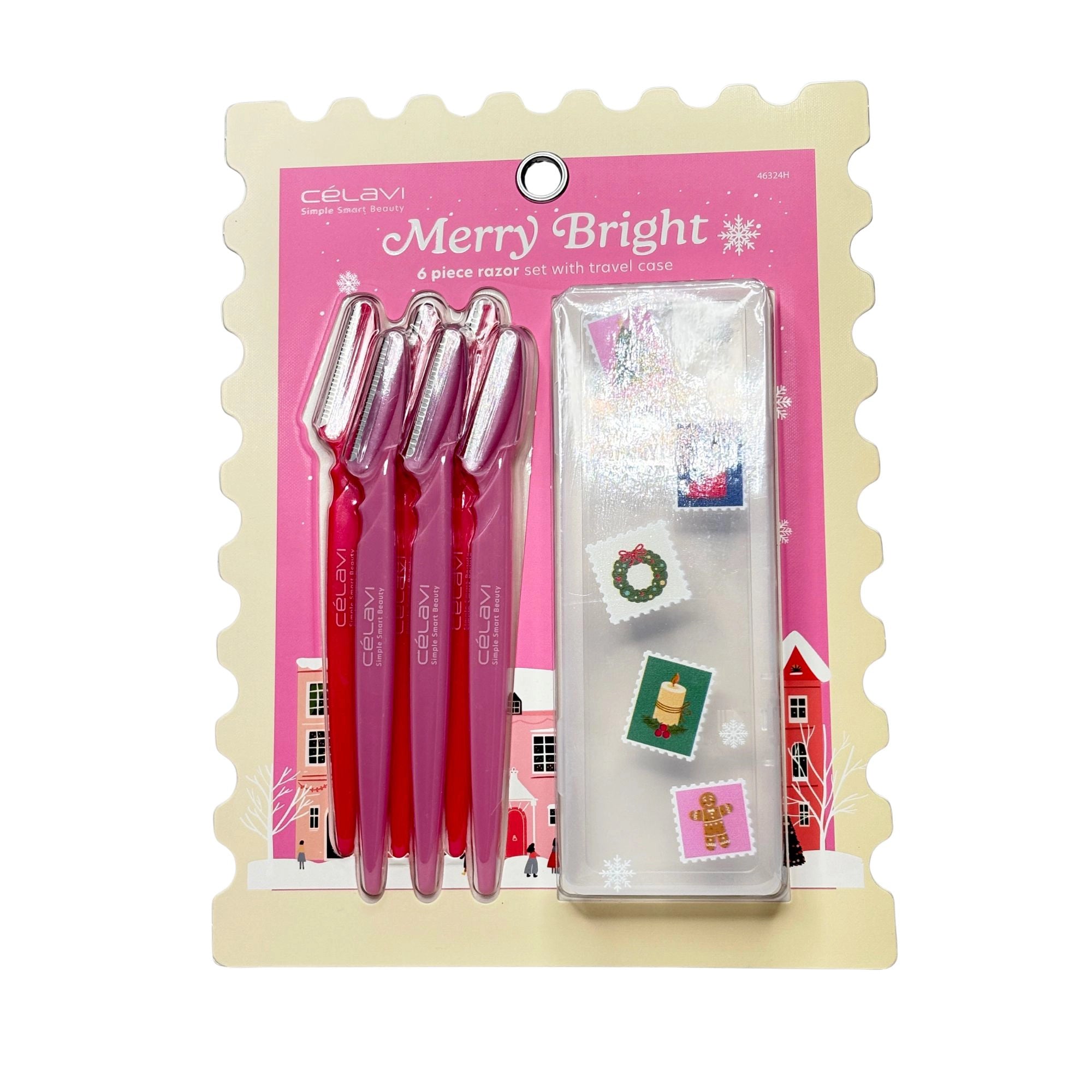 Celavi - Holiday 6 Piec Razor Set with Case