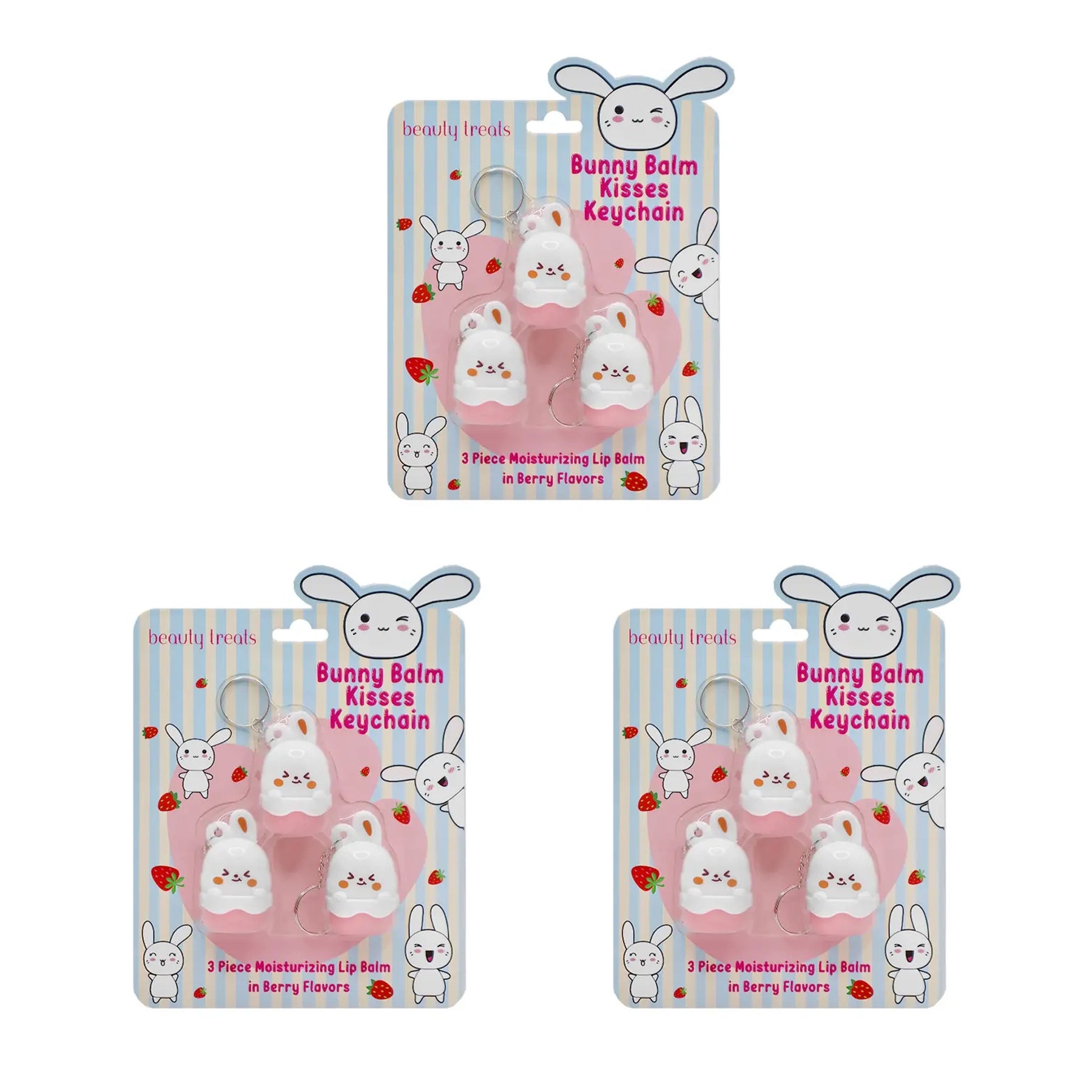 Beauty Treats - 3pc Bunny Lip Balm Set