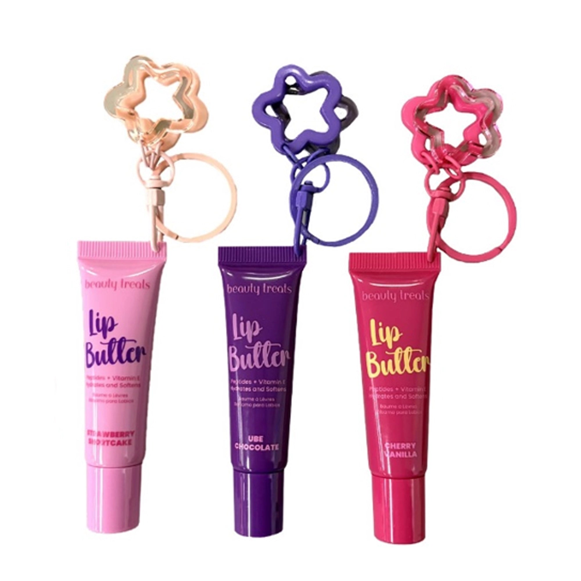 Beauty Treats - Lip Butter with Removable Star Charm Keychain