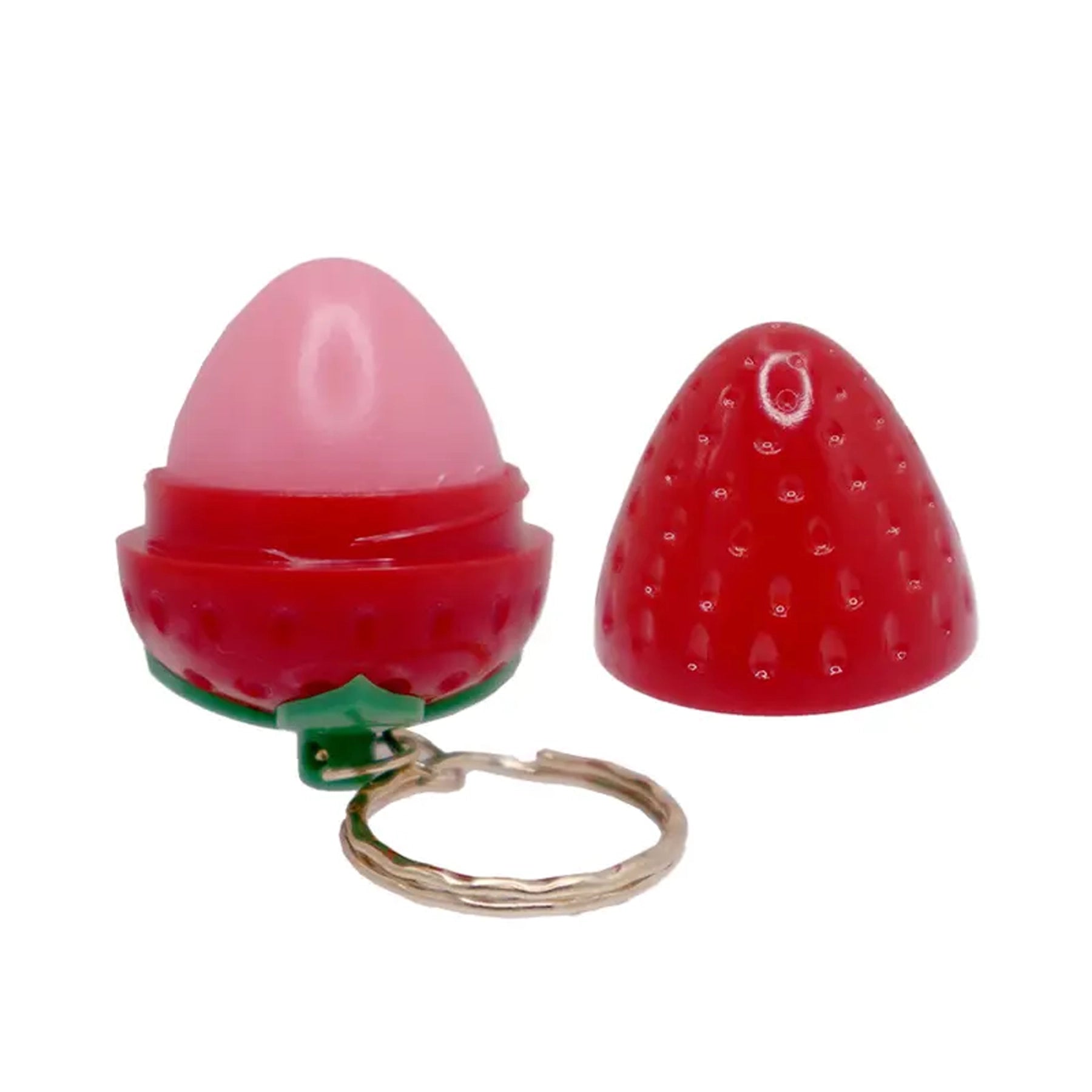Beauty Treats - Strawberry Lip Balm w/Keychain