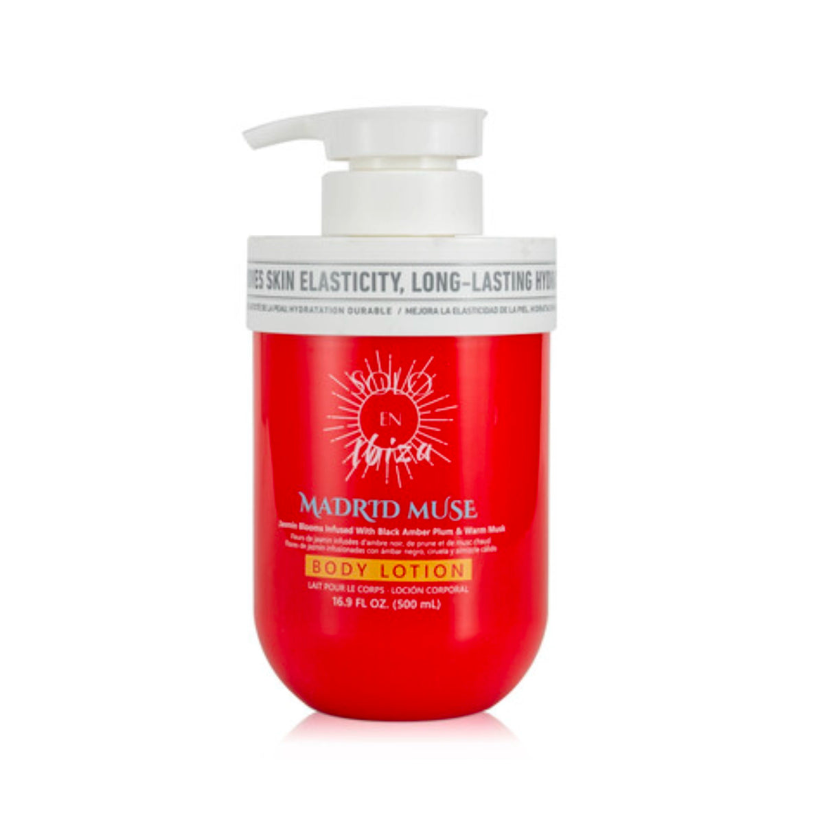 Solo En Ibiza Madrid Muse Moisturizing Body Lotion – 16.9 oz / 500 ml Hydrating Pump Lotion
