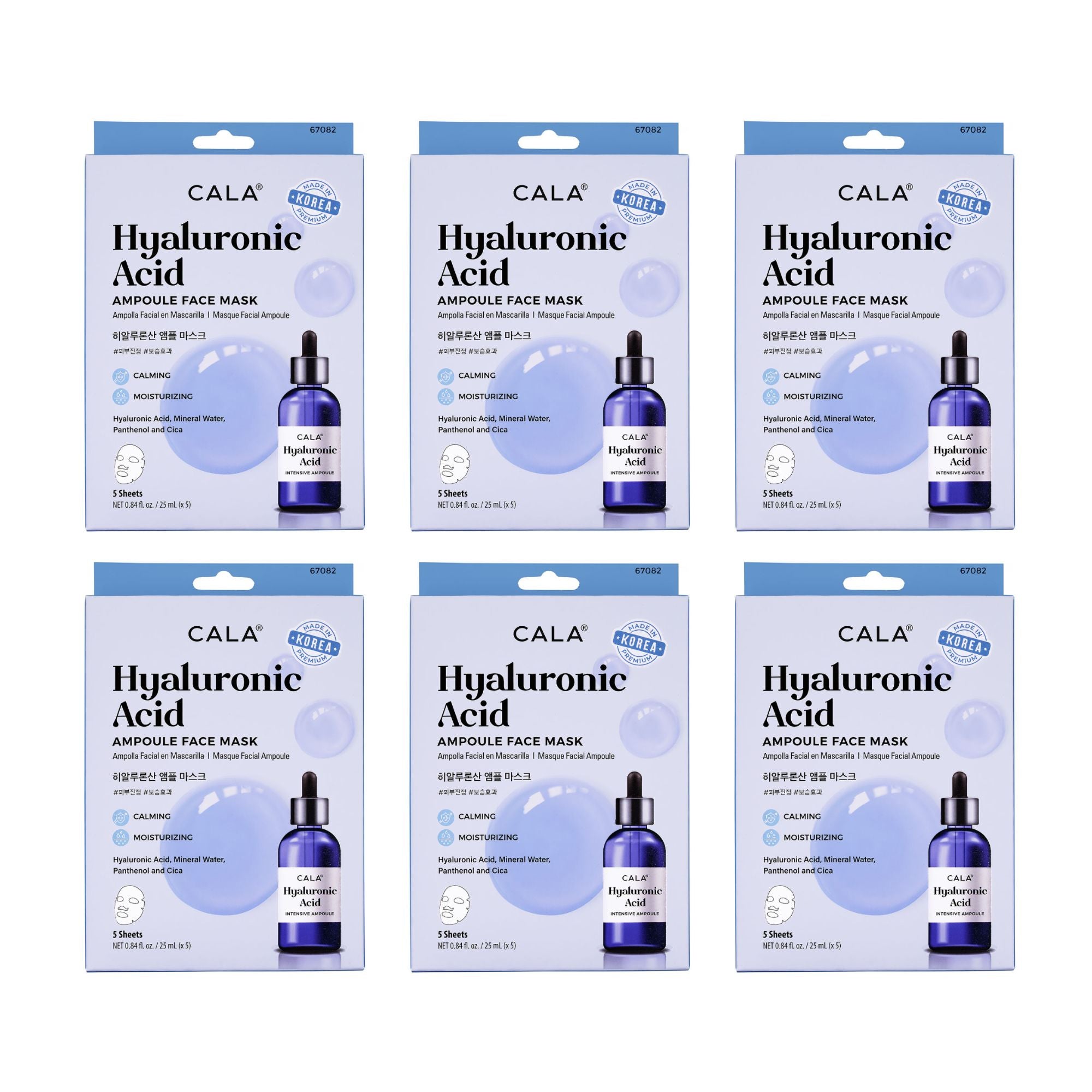 Cala - Ampoule Face Mask: Hyaluronic Acid