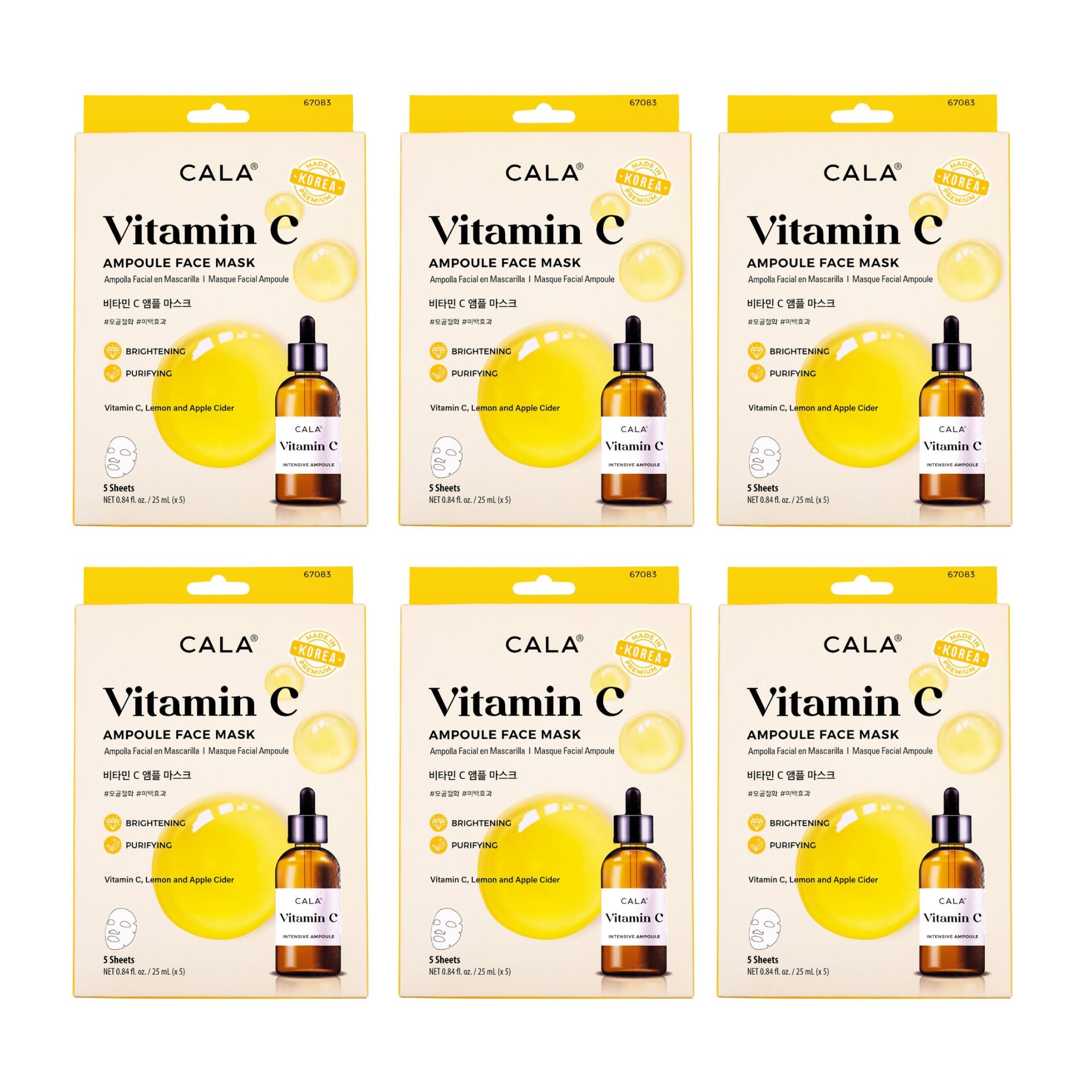 Cala - Ampoule Face Mask: Vitamin C