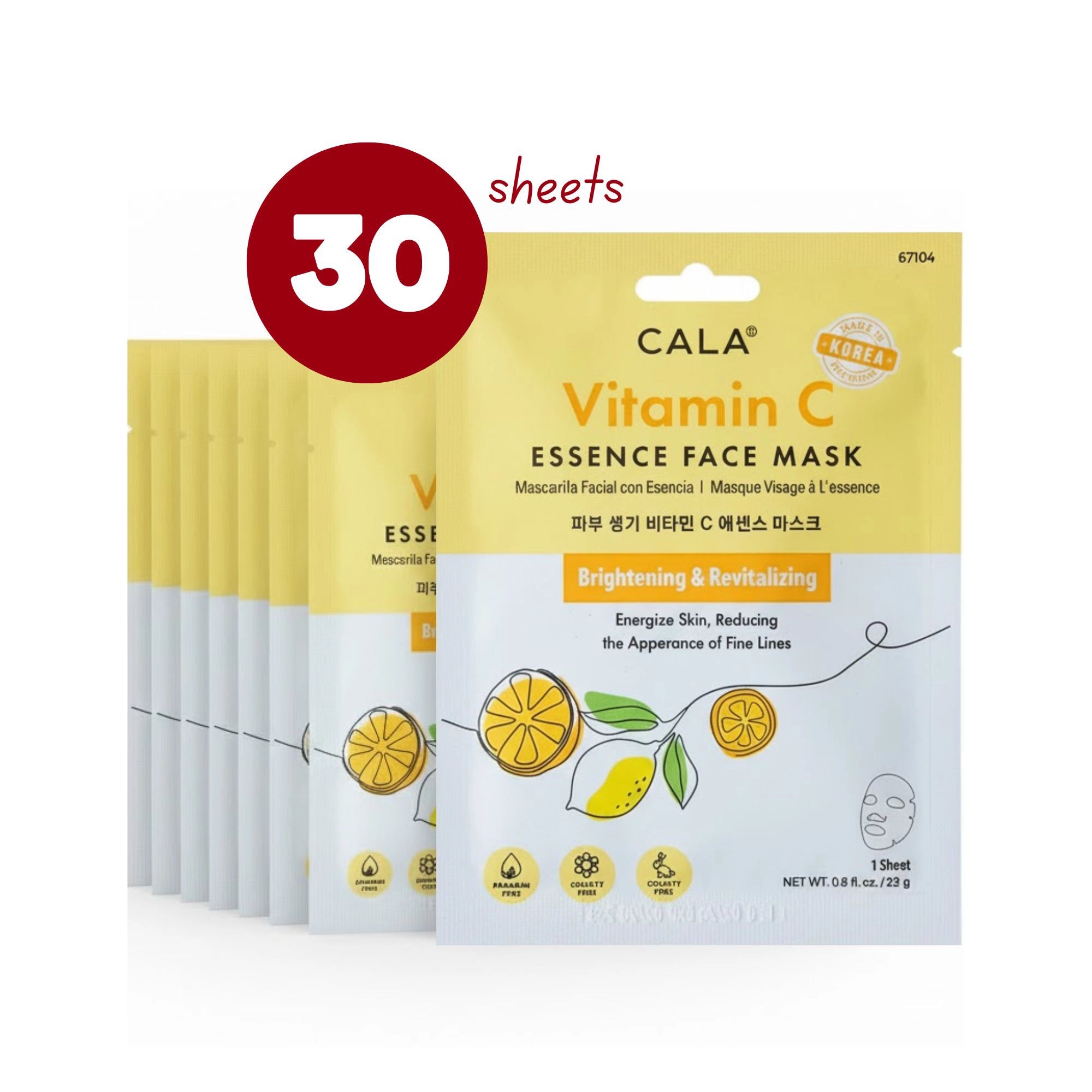 Cala - Vitamin C Essence Face Mask (Brightening & Revitalizing)