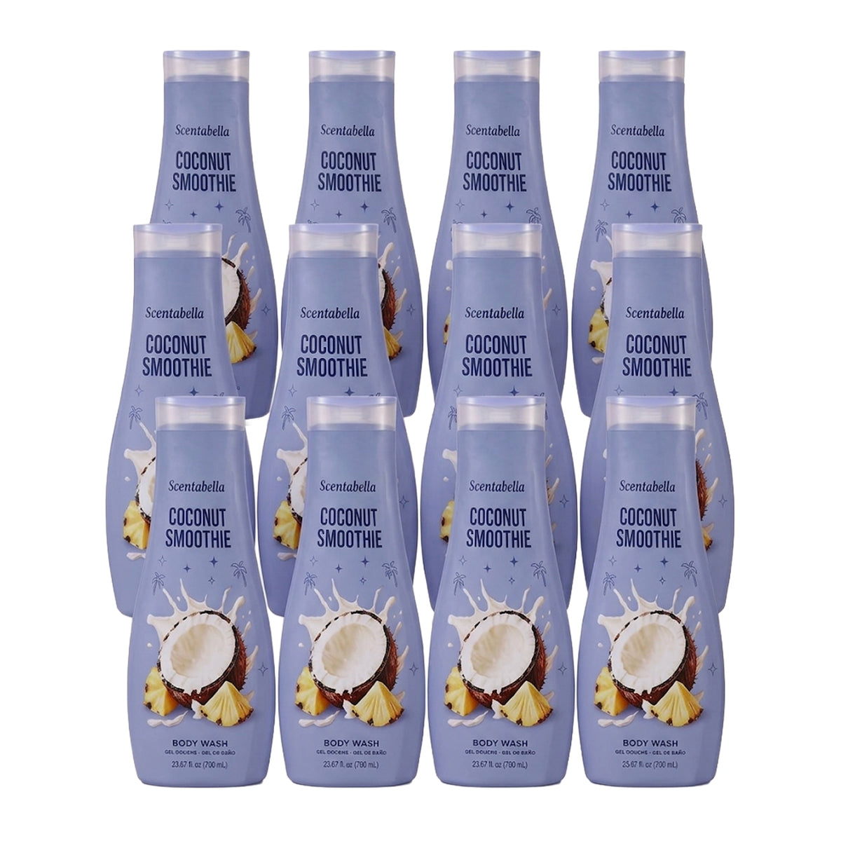 Scentabella Coconut Smoothie Moisturizing Body Wash (23.67 oz / 700ml)
