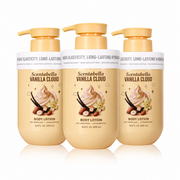 Scentabella Vanilla Cloud Body Lotion 16.9 fl oz (500 mL) – High Elasticity, Long-Lasting Hydration & Soft Smooth Skin