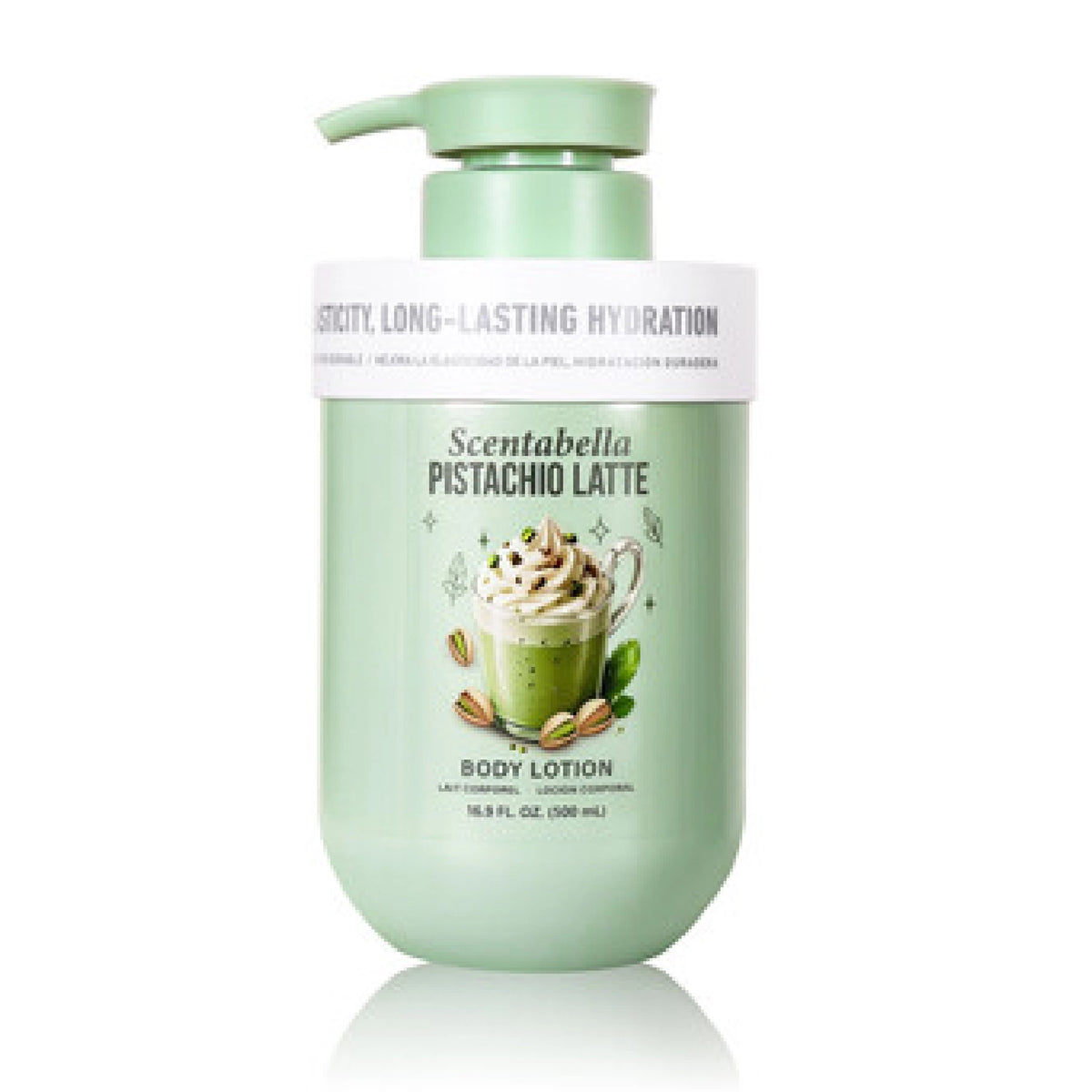 Scentabella Pistachio Latte Body Lotion 16.9 fl oz / 500ml – Long-Lasting Hydrating Body Lotion