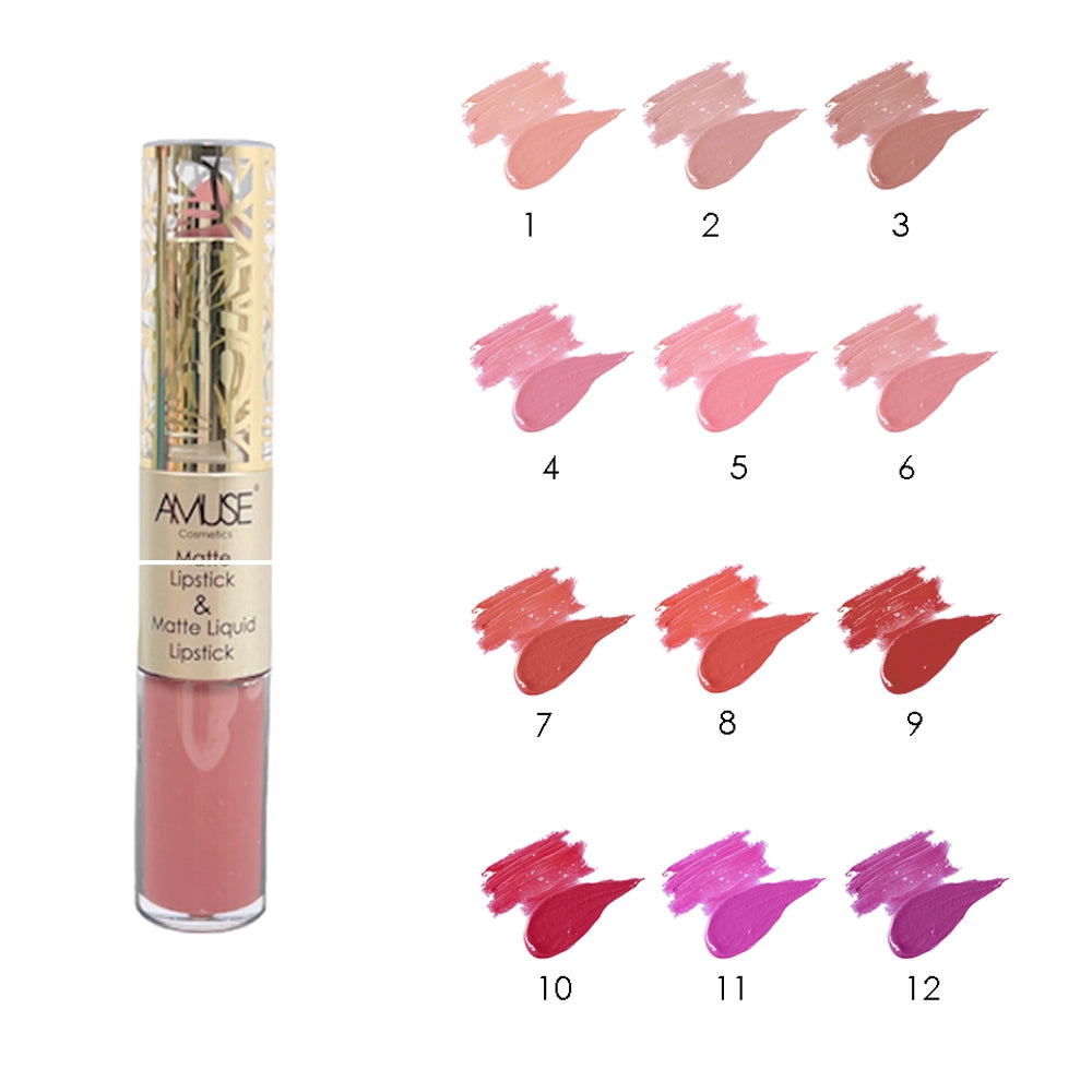 Amuse - Matte and Liquid Lipstick Duo