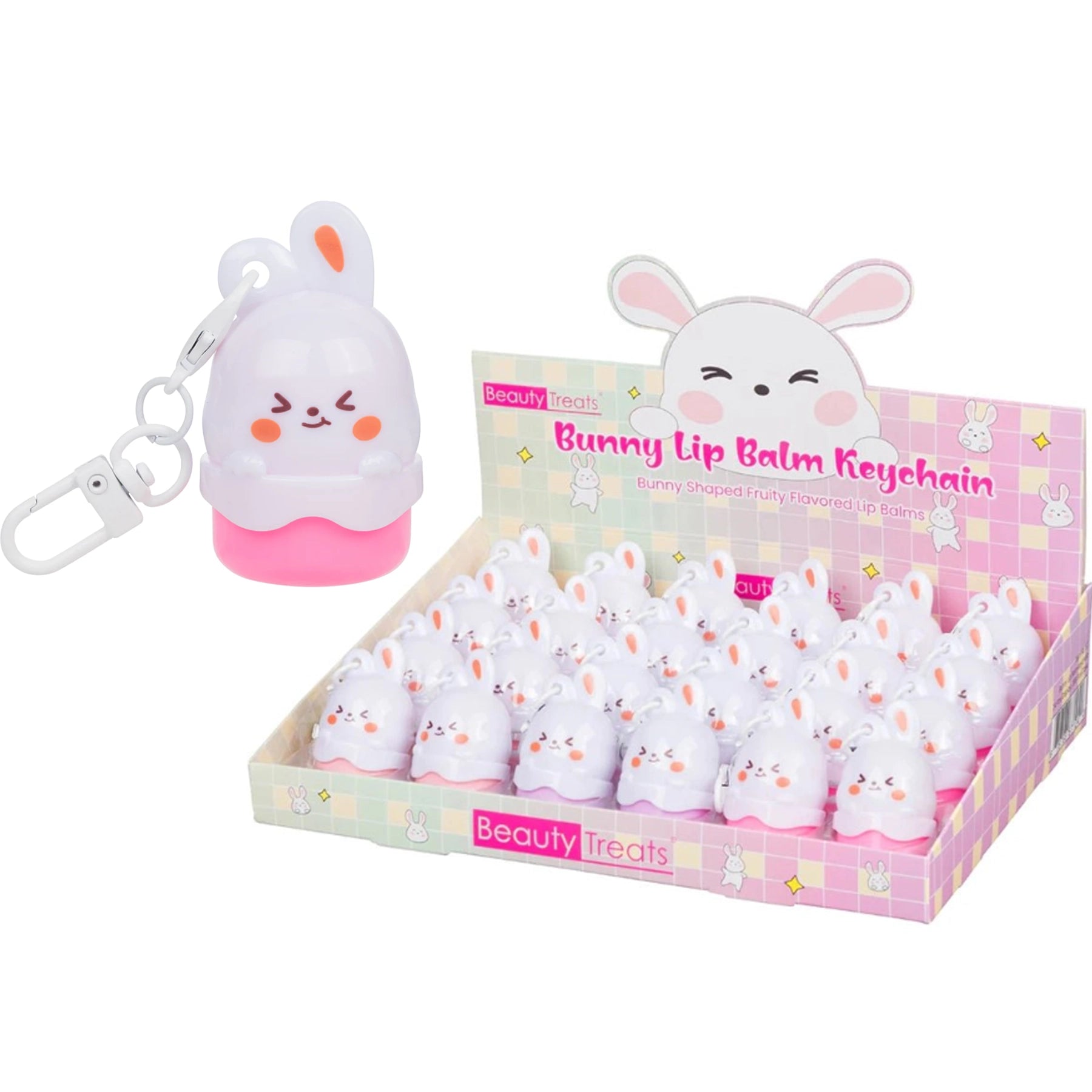 Beauty Treats - Bunny Lip Balm Keychain