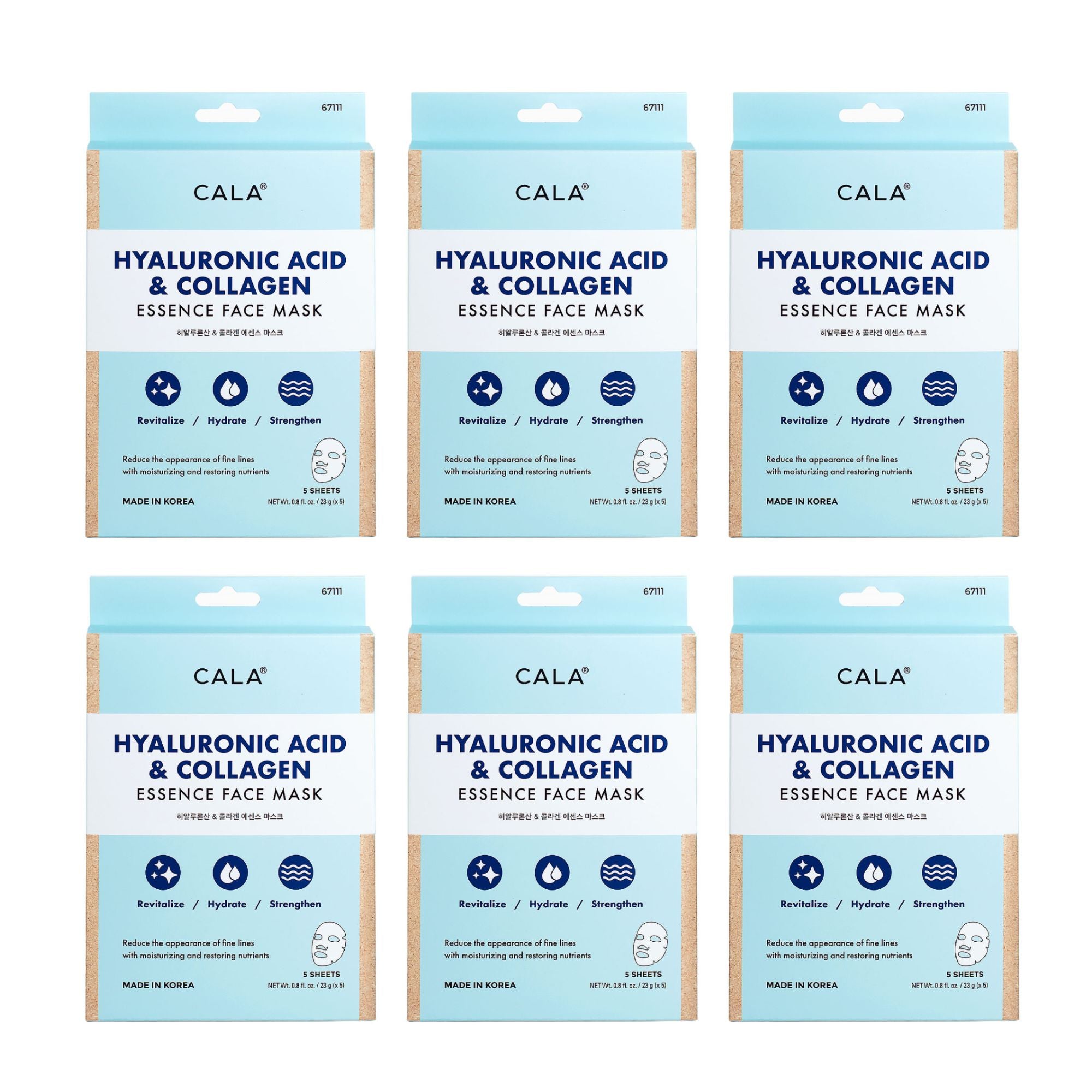 Cala - Hyaluronic Acid & Collagen Sheet Mask