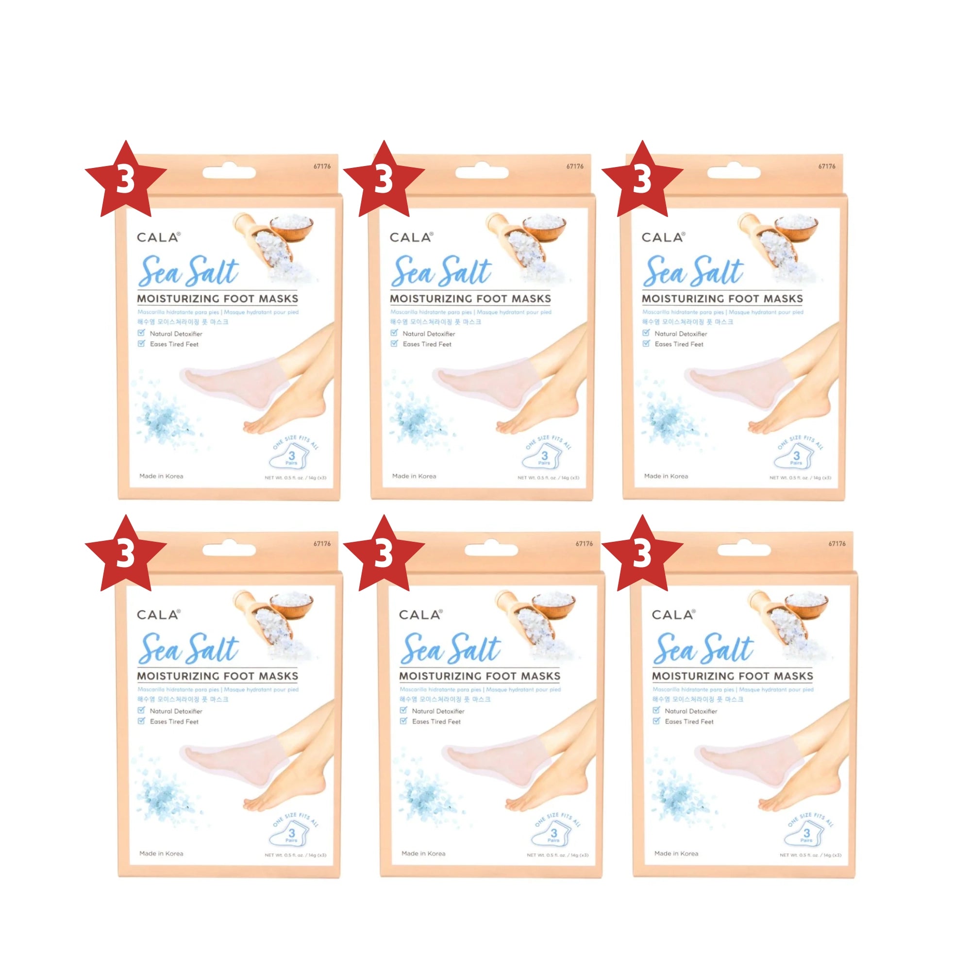 Cala - Sea Salt Moisturizing Foot Mask