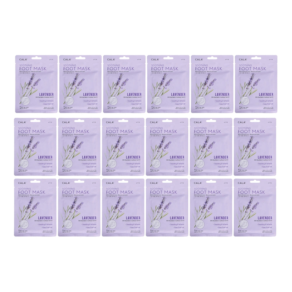 Cala - Moisturizing Foot Mask Socks – Sea Salt (3 Pairs)