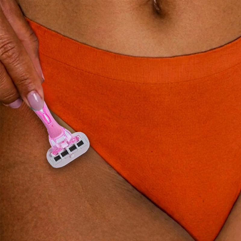 Modess Sensitive 3 Trio Disposable Razors for Women (4 Pack)