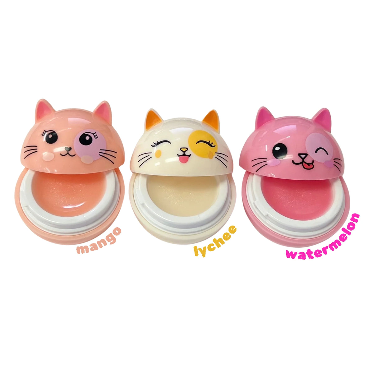 Beauty Treats Purr-Fect Pout Moisturizing Cat-Shaped Shimmer Lip Gloss Display Set