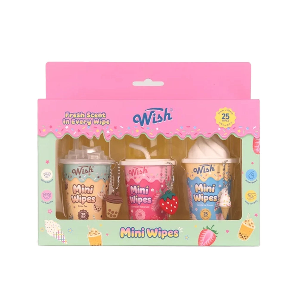 Wish Milky Treats Mini Wipes Exclusive Gift Set