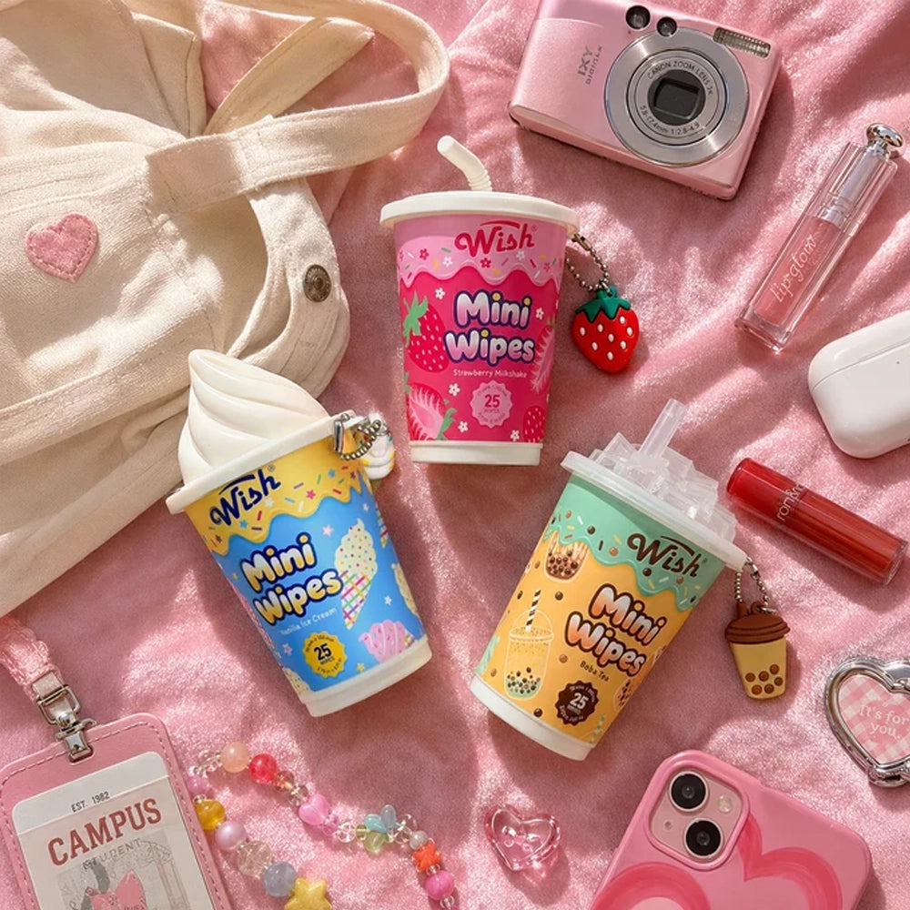 Wish Milky Treats Mini Wipes Exclusive Gift Set