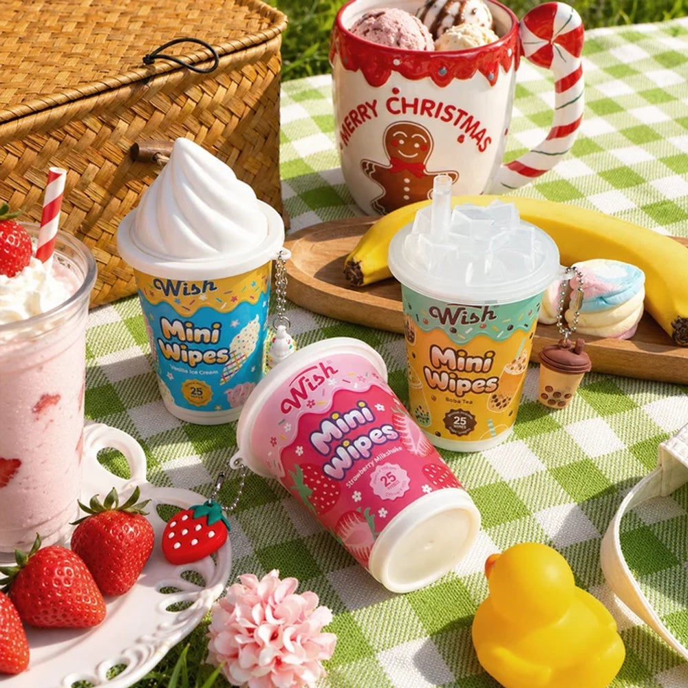 Wish Milky Treats Mini Wipes Exclusive Gift Set
