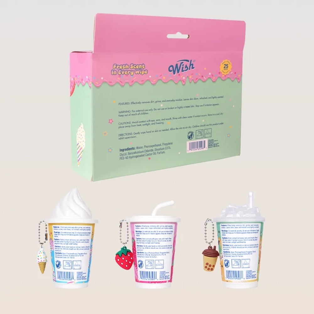 Wish Milky Treats Mini Wipes Exclusive Gift Set
